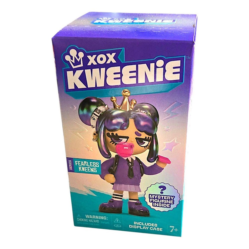 XOX Kweenie Fearless Kweens Mystery Pack Collectible Figurine with Display Case